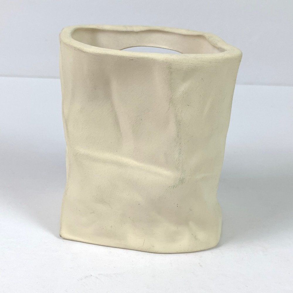 Candle Holder Luminaria De Grazia Girl Sewing Seamstress Bag Vase 4.25" Degrazia - Picture 3 of 7